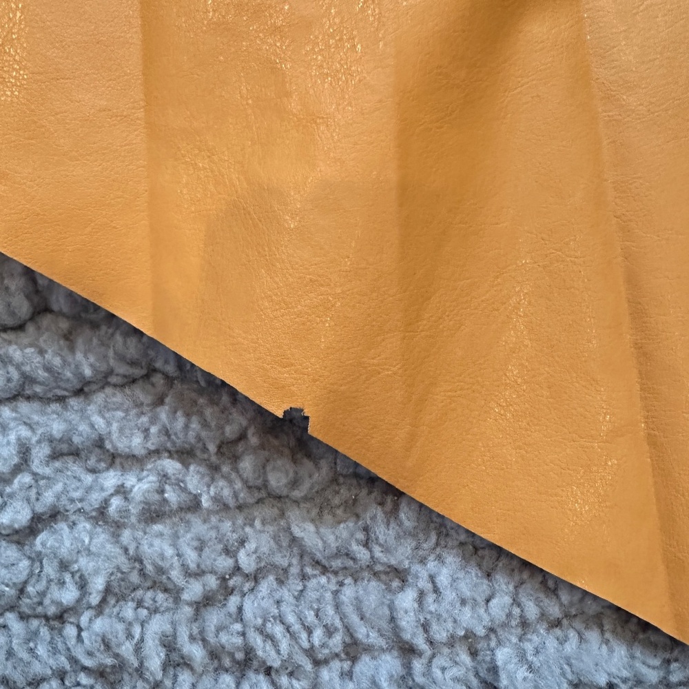 NWT Isabel Marant Davis Asymmetric pleated maxi skirt - faux leather - Picture 9 of 9